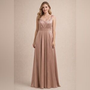 Decode 1.8 |Dusty Rose |Satin Dress |Sweetheart Neckline |A-Line |Formal|Size 14